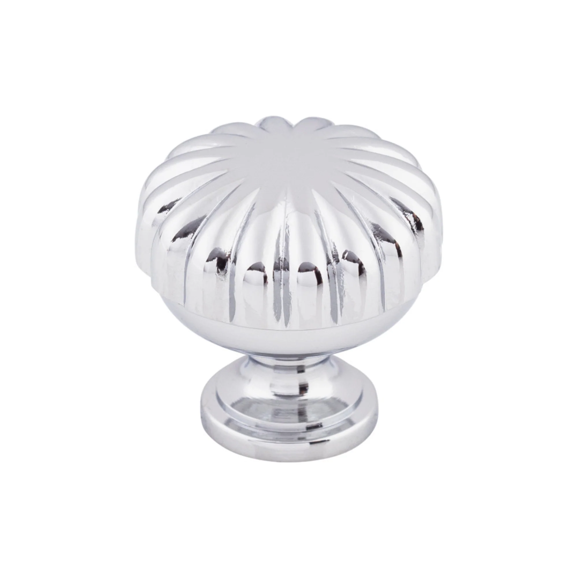Top Knobs Somerset Knob Polished Chrome 1-1/4″ Diameter Melon Style