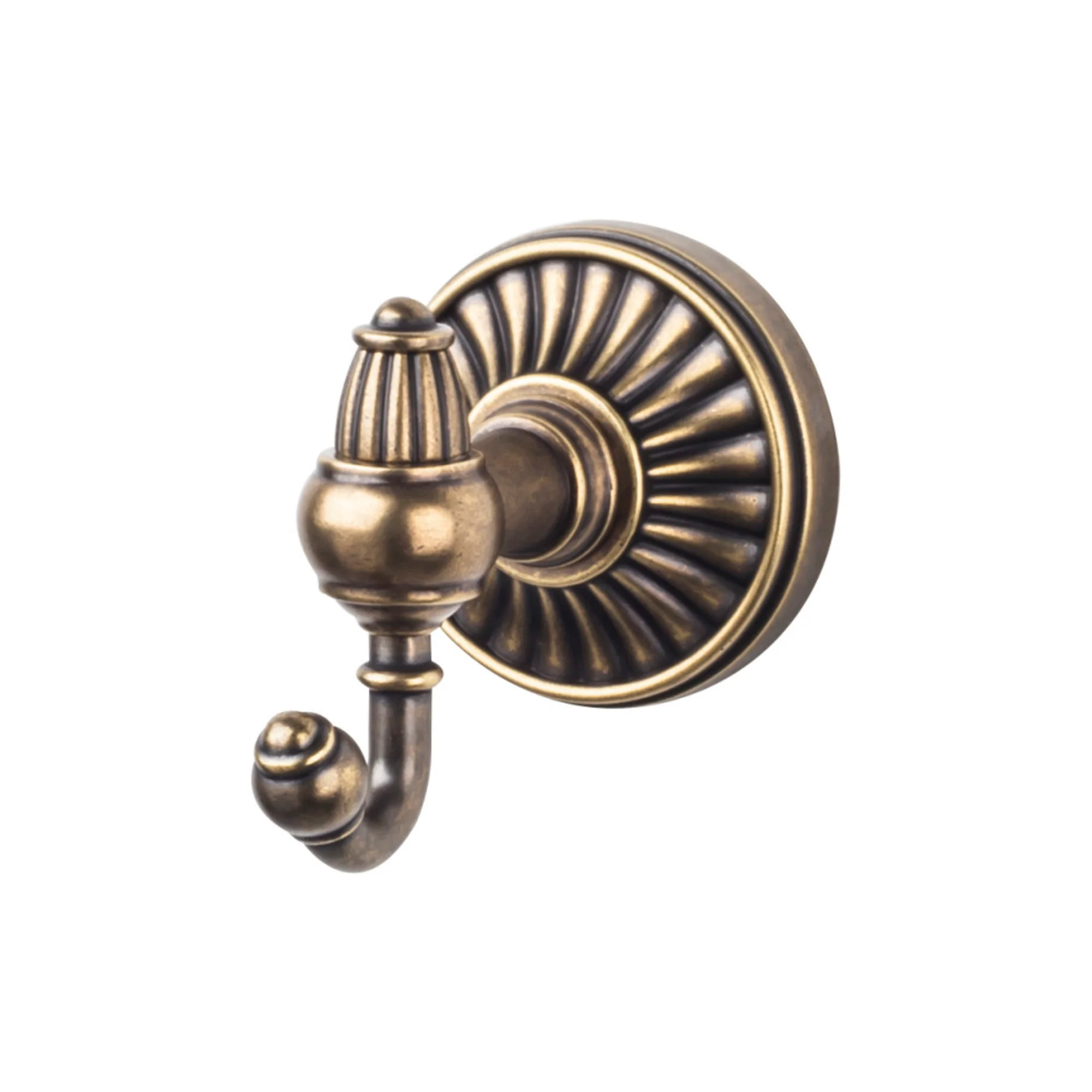 Top Knobs Tuscany Bath Double Hook, German Bronze