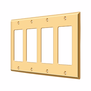 Deltana Switch Plate Rocker PVD Quadruple Style