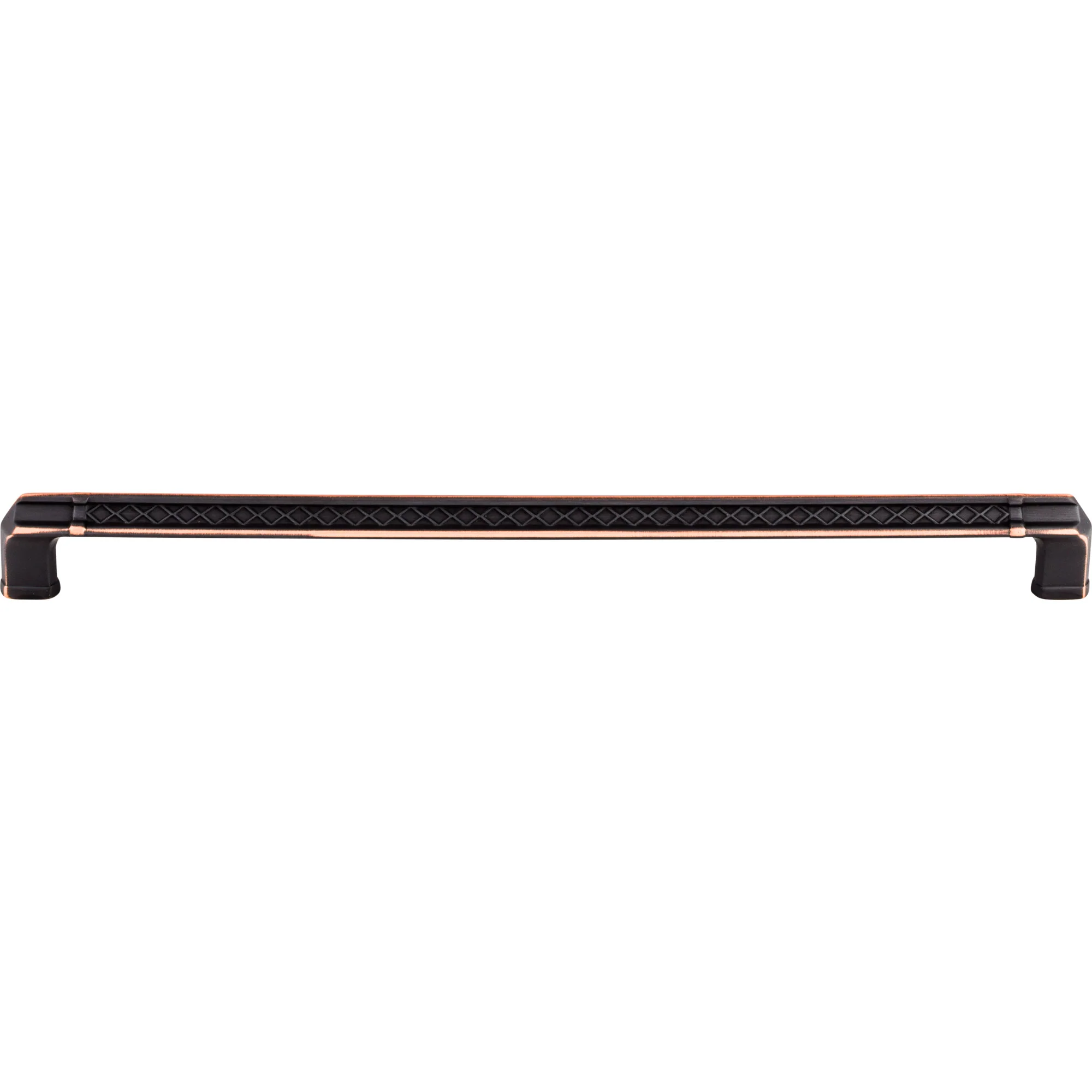 Top Knobs Tower Bridge Pull Umbrio 12″ Center to Center