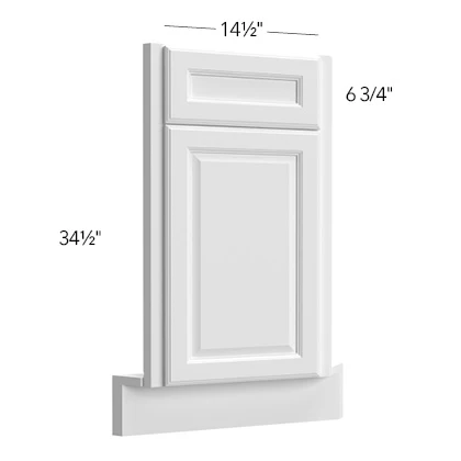 Corner Sink Front 17 W X 34-1/2 H- Hallmark Frost by Fabuwood