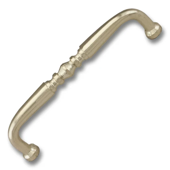 Pull, 96mm Center-to-Center, 1-1/4″ Projection, Polished Brass