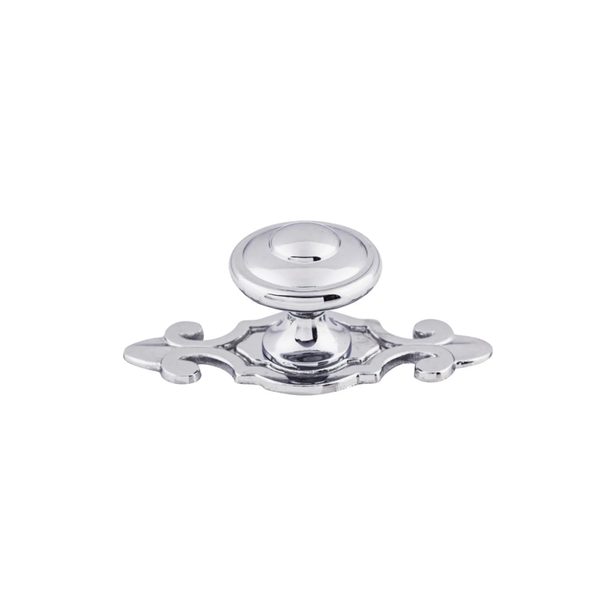 Top Knobs Britannia Knob Polished Chrome 1-1/4″ Diameter Canterbury Style