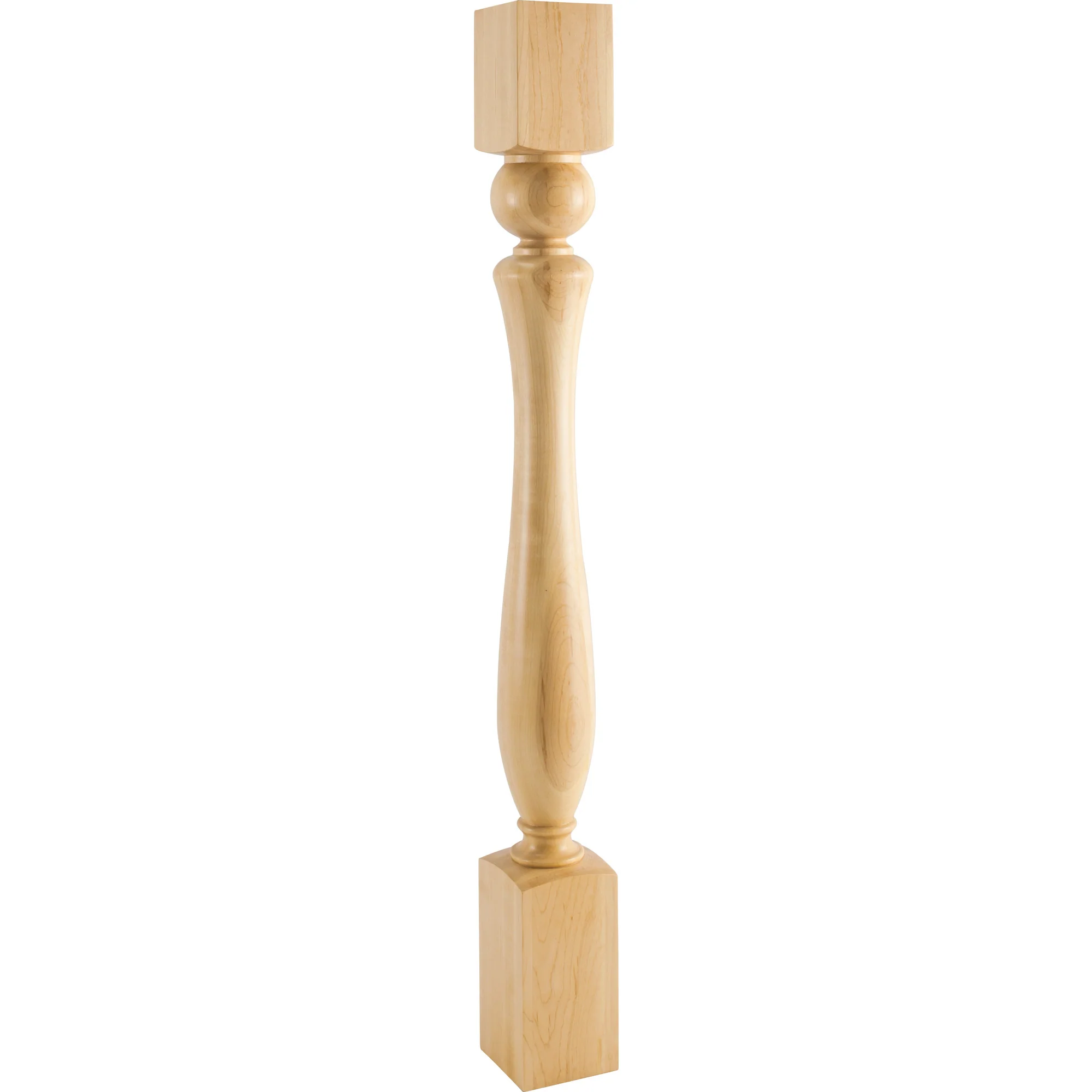 Hardware Resources Sphere Turned Post Alder 35-1/2″ Length 3-1/2″ Width
