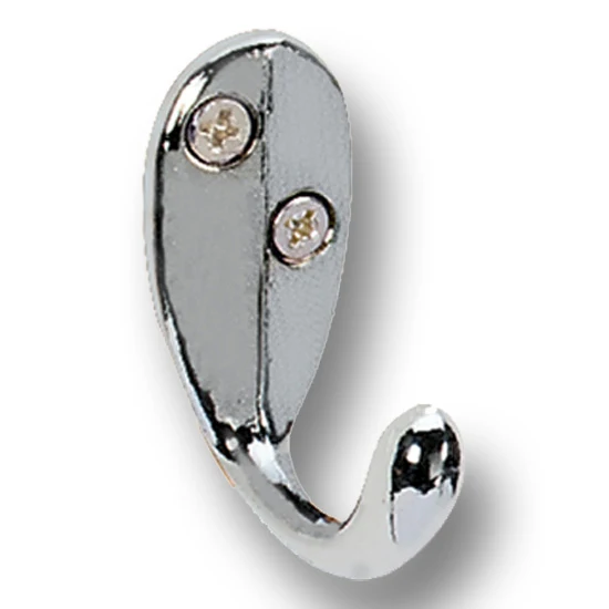 Hickory Hardware Hook Zinc Chrome 1/2″ Center to Center