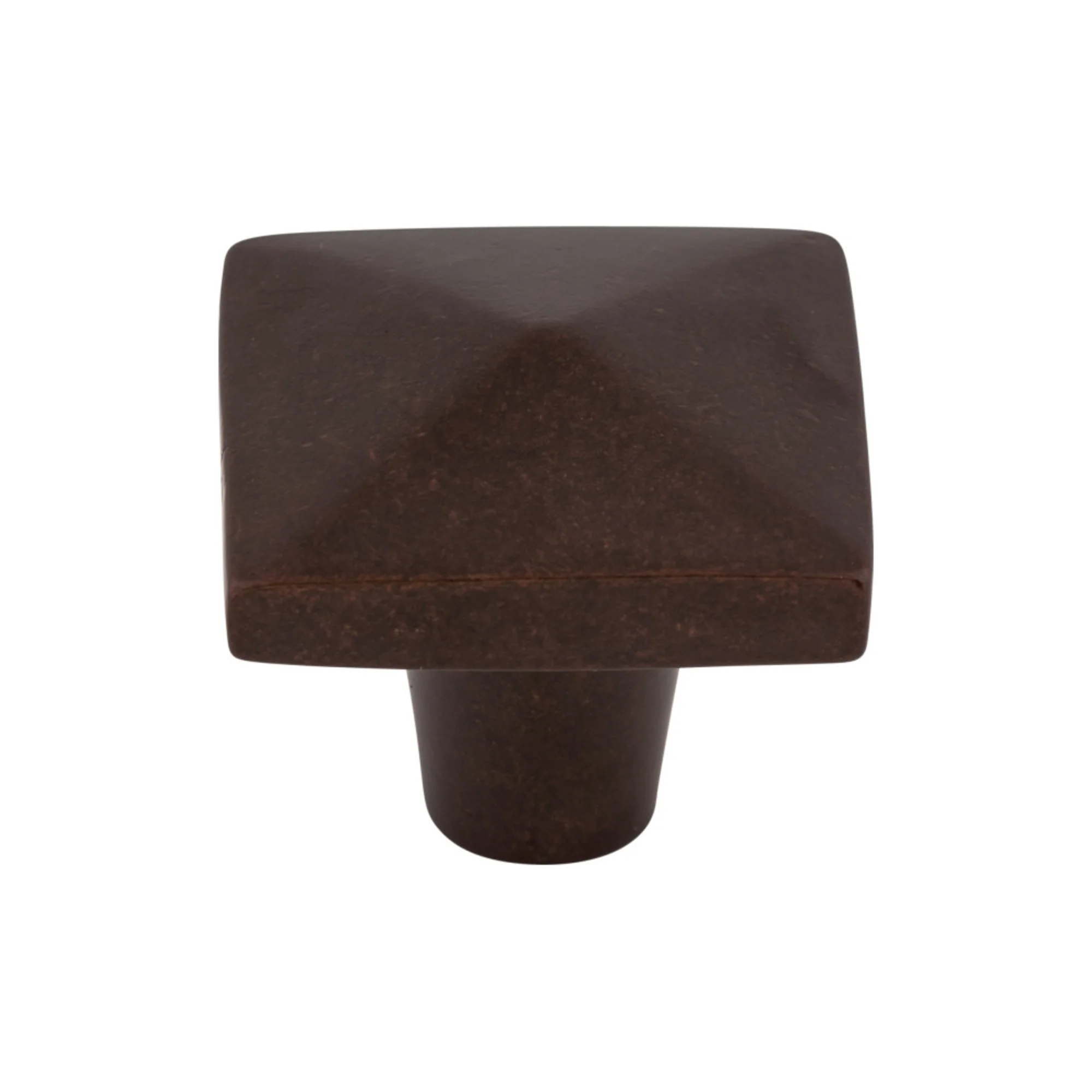 Top Knobs Aspen Square Knob Mahogany Bronze 1-1/2″ Diameter