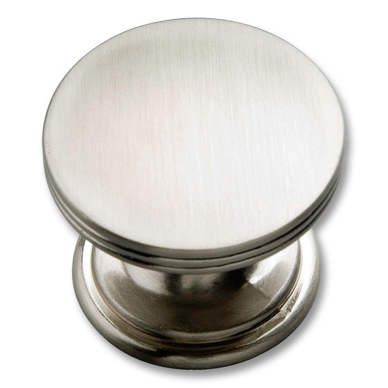 Hickory Hardware American Diner Knob Satin Nickel 1-3/8" Diameter