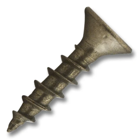 #6 Screw Flat Head #2 Phillips Coarse Thread 5/8″ Length Antique Brass, Multiples of 100