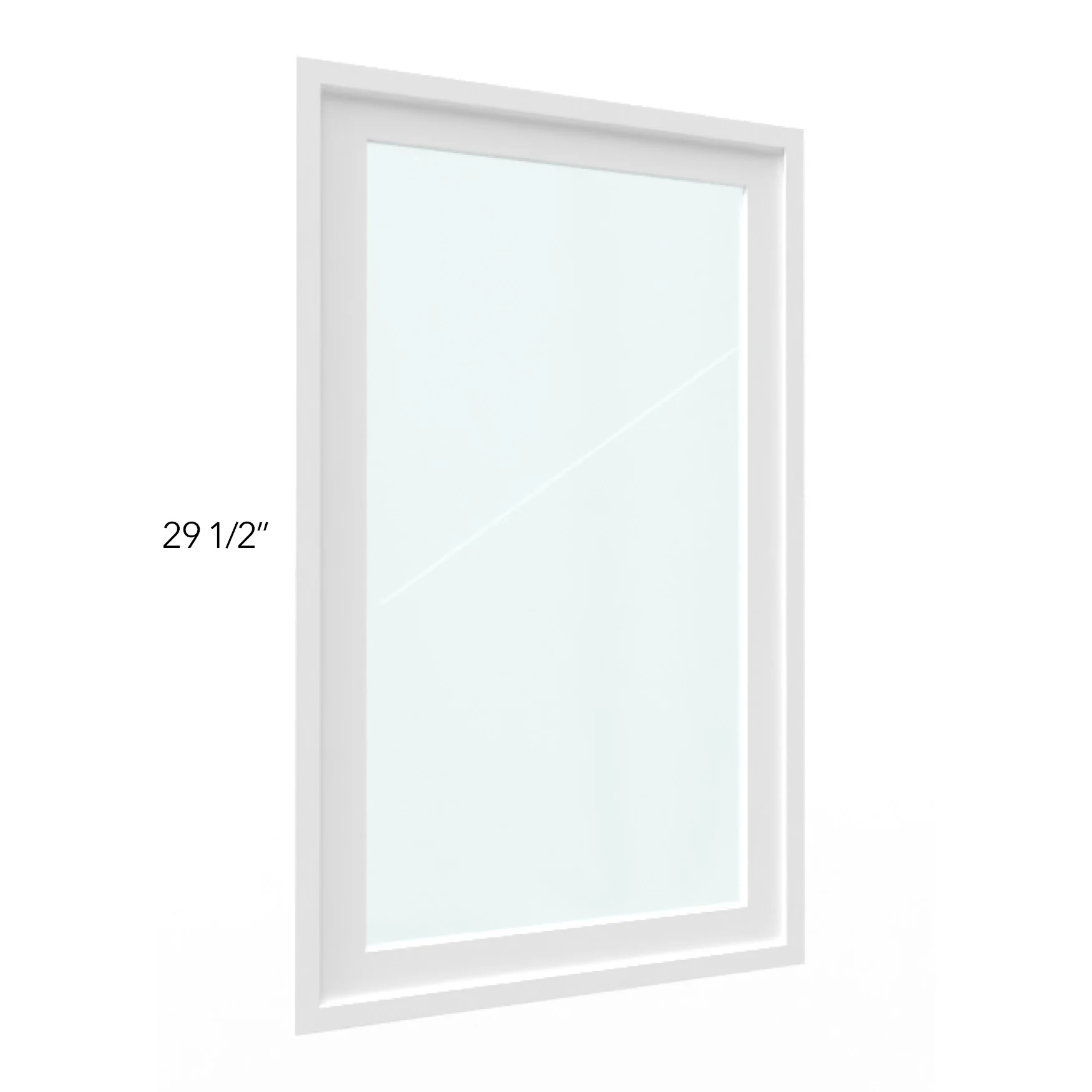Glass Door Single Pane for W1530 – Luna Oak by Fabuwood