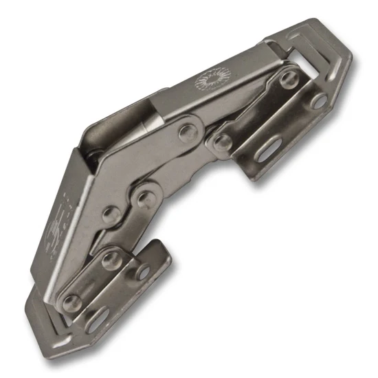 Surface Mounted Concealed Hinge 90 Degree Opening Nickel Plated Steel