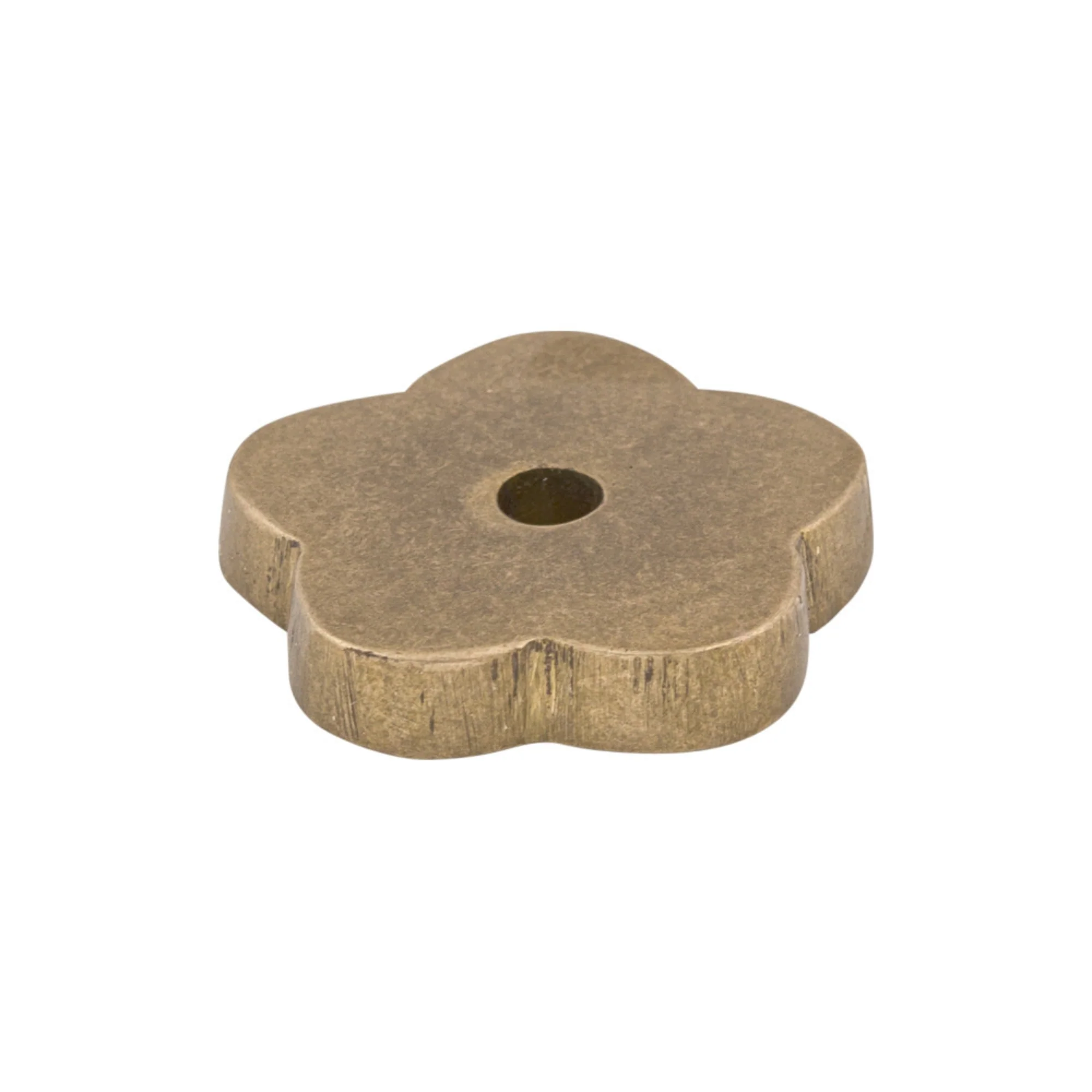 Top Knobs Aspen Flower Backplate, Light Bronze