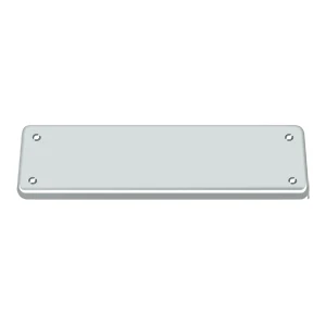 Deltana Cover Plate Solid Brass For DASH95, Chrome