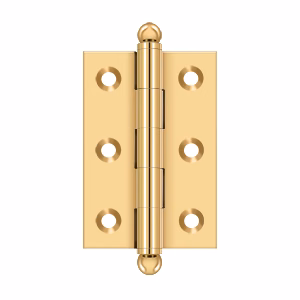 Deltana 2.5″ x 1.7″ Hinge With Ball Tips, PVD