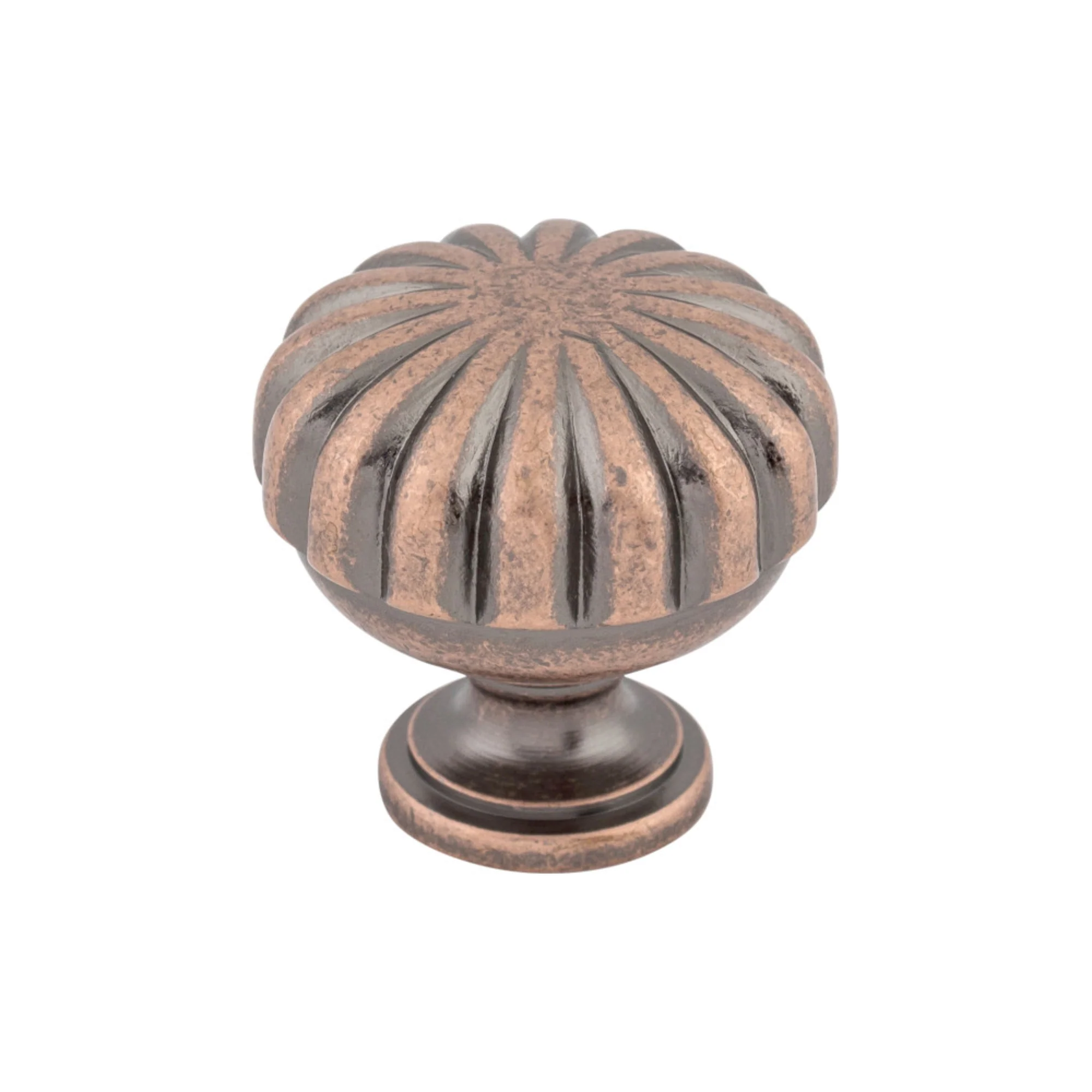 Top Knobs Somerset Knob Antique Copper 1-1/4″ Diameter Melon Style