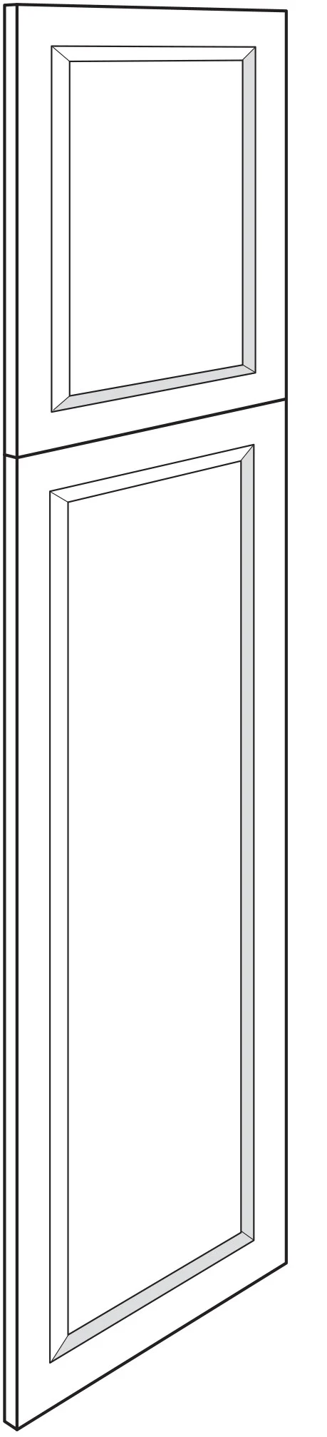 Tall End Panel 24 W X 84 H – Trenton Slab by JSI