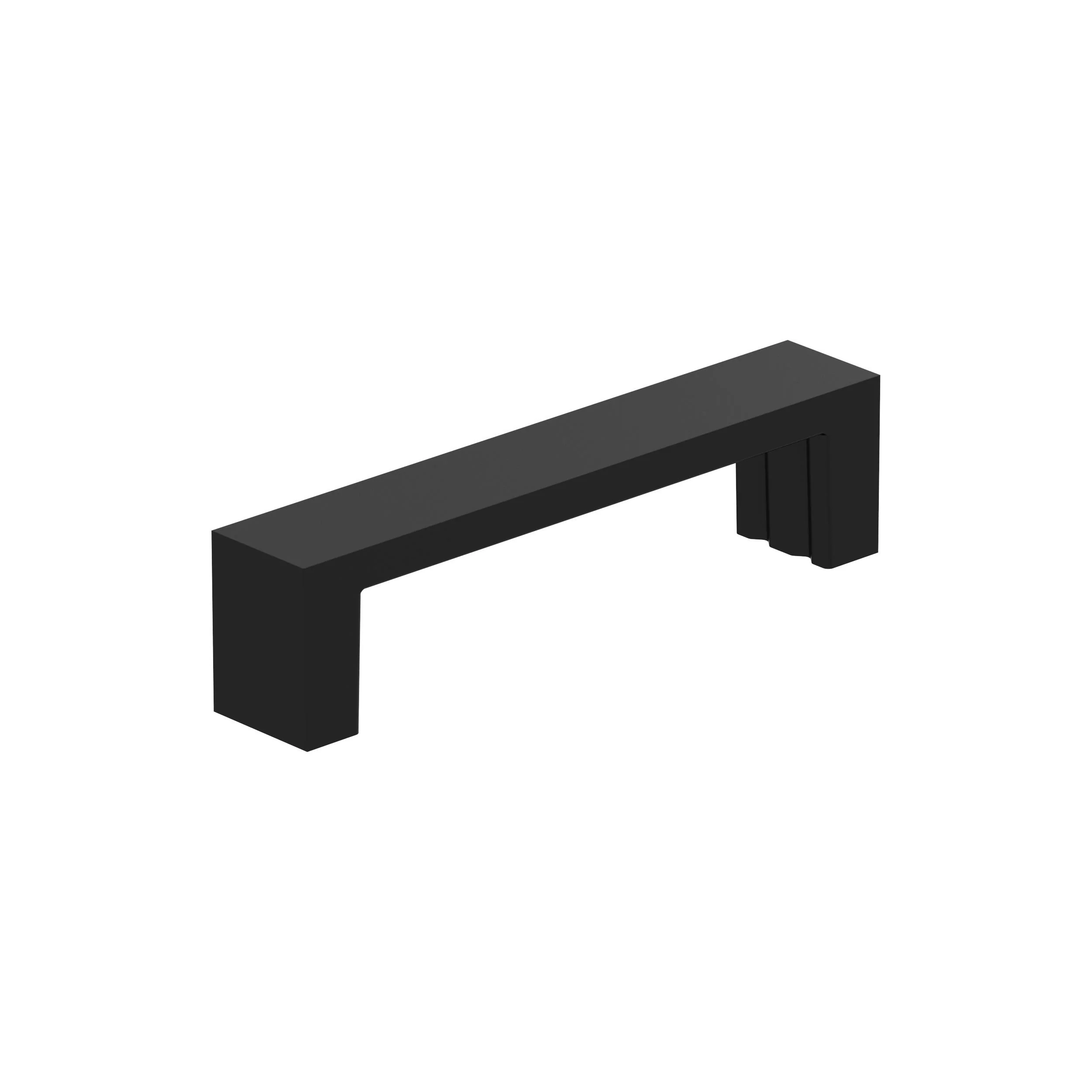 Amerock Augment Pull Matte Black 3-3/4″ Center to Center