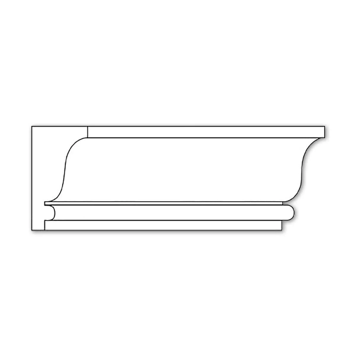 Small Traditional Corbel, 3 3/4"w x 7"h x 3 3/8"d Maple