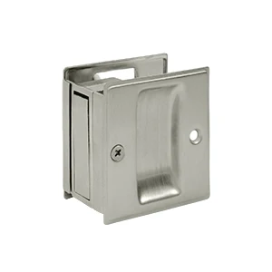 Deltana Pocket Locks 2-1/2″ x 2-3/4″ Passage Door, Satin Nickel