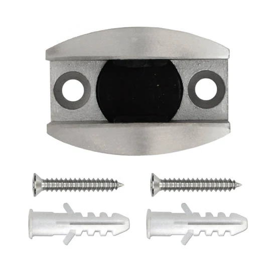 Stainless Steel Collection Floor Guide For Glass Door, Adjustable