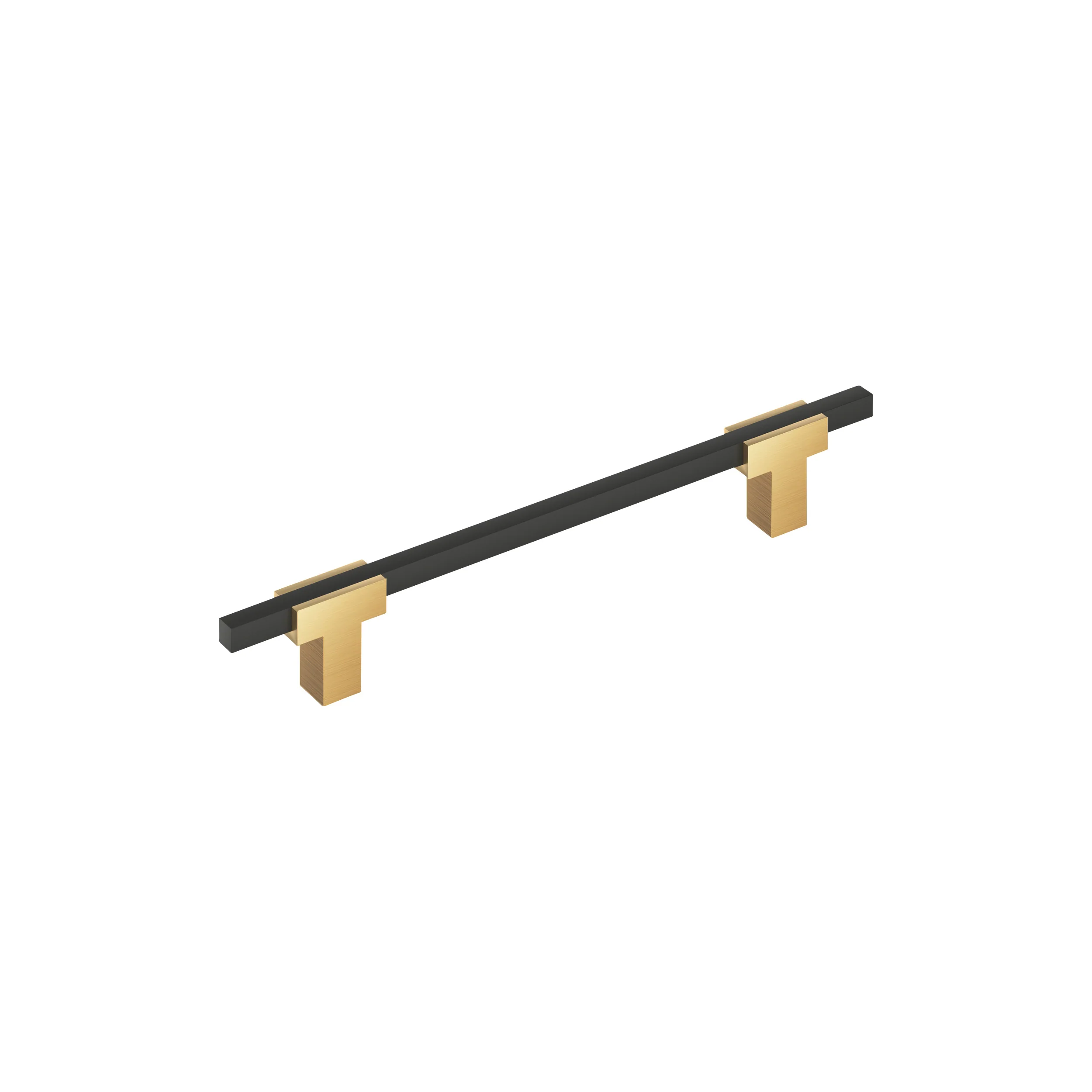 Amerock Urbanite Pull Champagne Bronze/Matte Black 6-5/16″ Center to Center