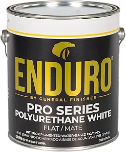 Enduro Pro Series White Poly Urethane, Flat, Gallon