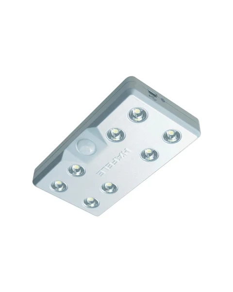 Hafele Loox , Battery Operated Led Light, Surface Mount, 4000K, Plastic, Silver