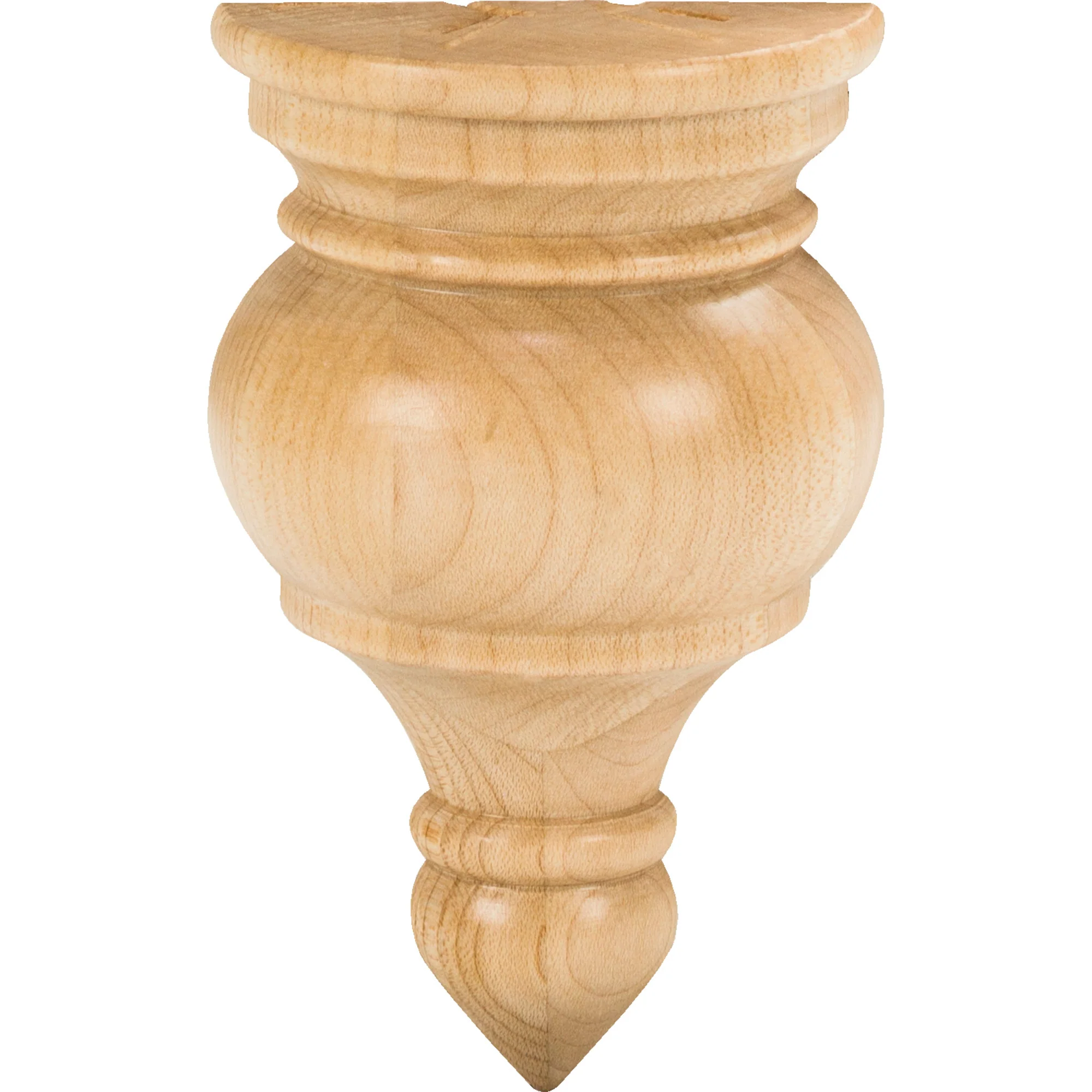 Hardware Resources Transition Finial Alder 4-1/2" Length