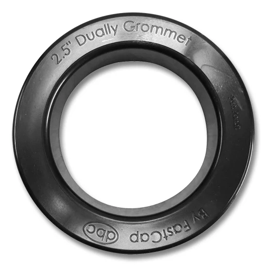 Fast Cap 2-1/2″ Dually Grommet, Black, 100 Pack