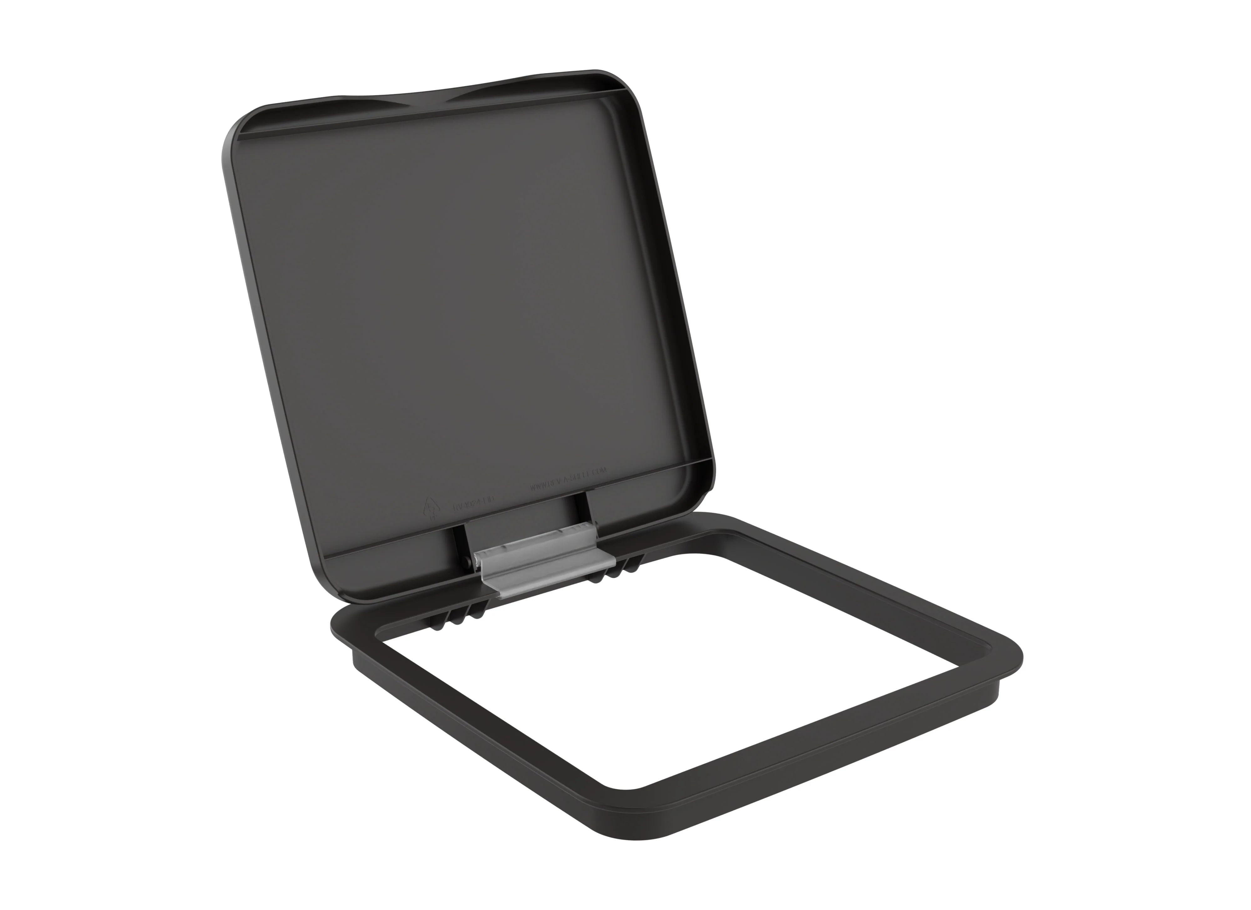 Rev-a-shelf Polymer Waste Container Lid, Orion Gray, 27 Quart