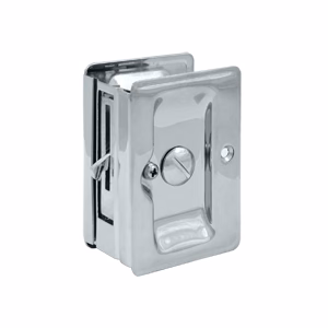 Deltana Heavy Duty Pocket Locks Adjustable Privacy Door, Chrome