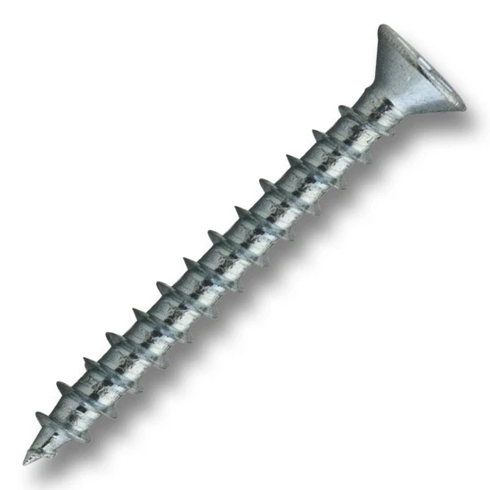 #6 Screw Flat Head Phillips Coarse Thread 1-1/4″ Length Zinc, Multiples of 100