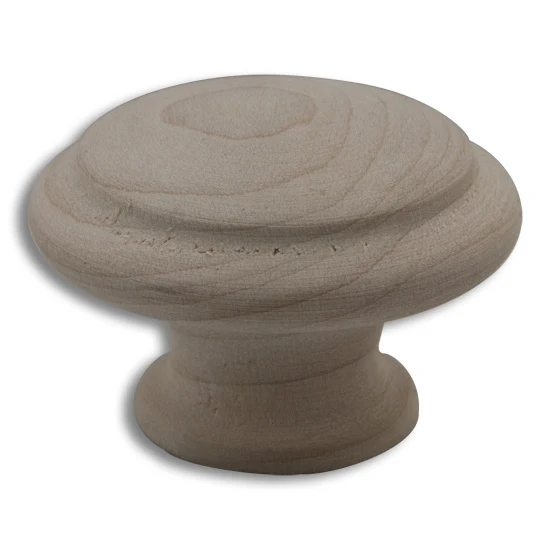 CSH Wooden Knob Maple 1-1/2″ Diameter 15/16″ Projection