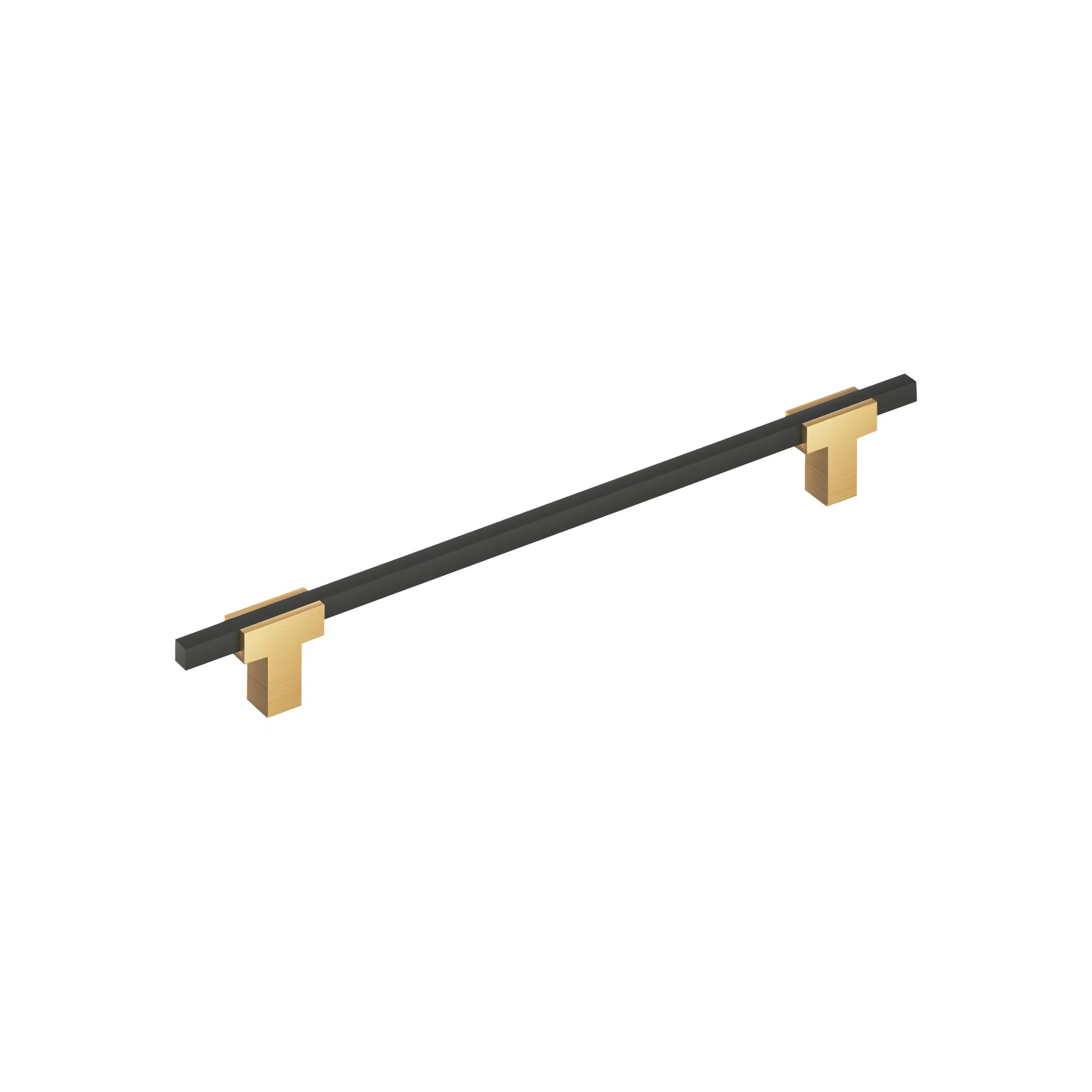 Amerock Urbanite Pull Champagne Bronze/Matte Black 8-13/16″ Center to Center