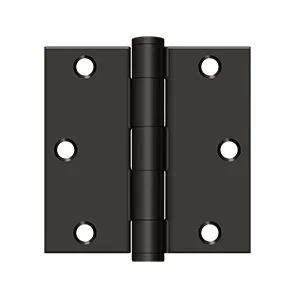 Deltana 3-1/2” x 3-1/2” Heavy Duty Square Hinge, Thickness .119”