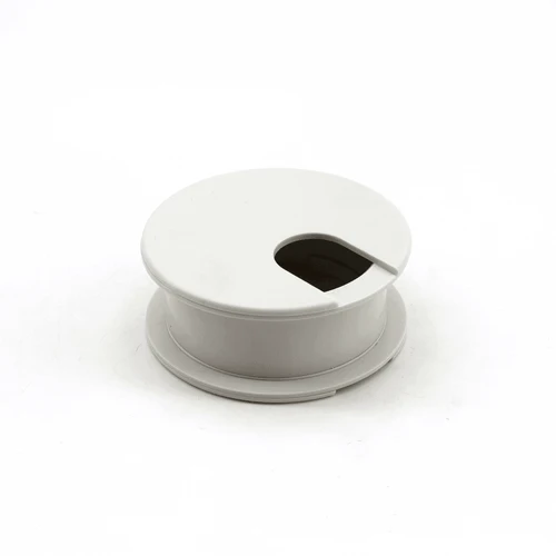 Sugatsune Round Double Sided Adjustable Cable Grommet White For 25-40 mm Door Thickness