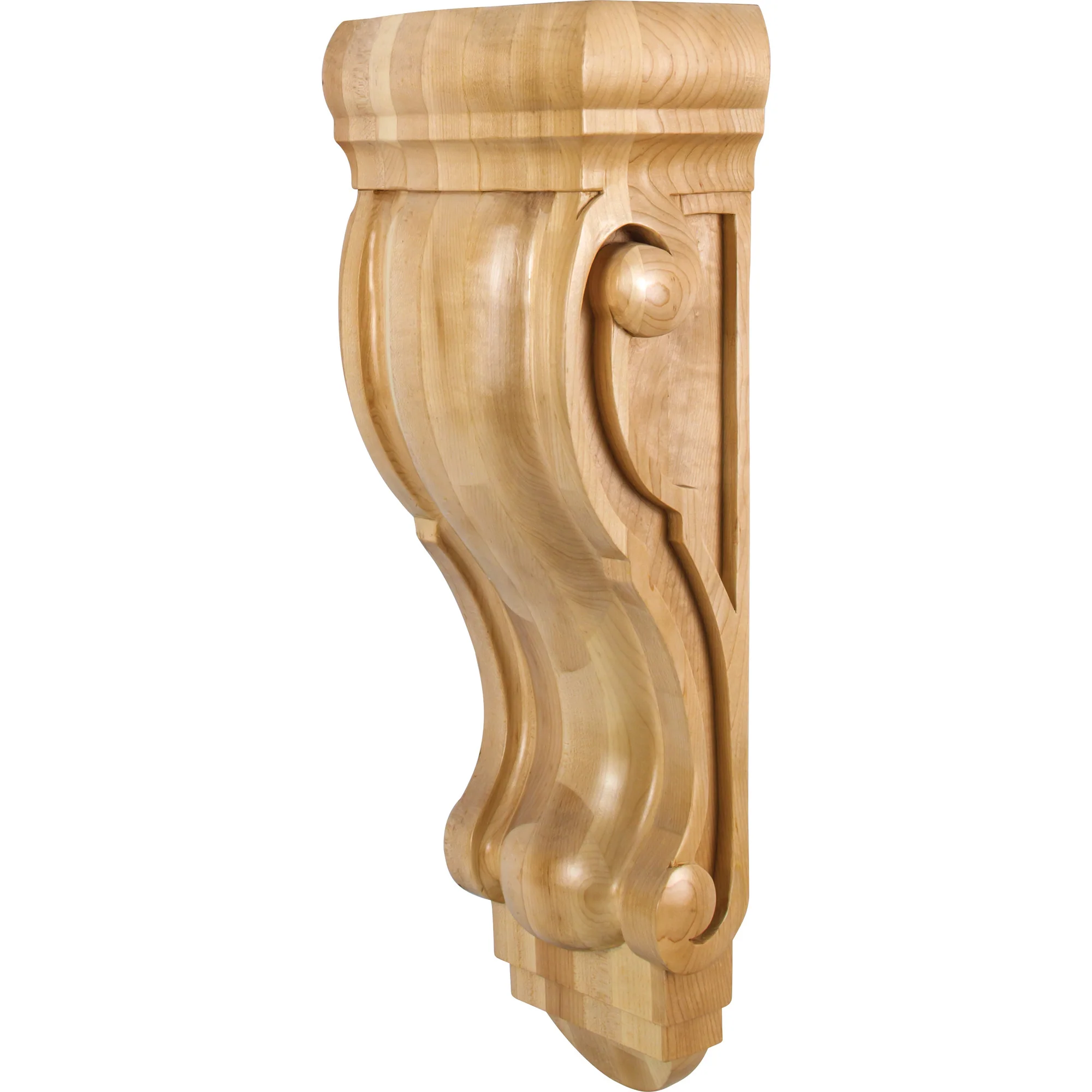Hardware Resources Smooth Scrolled Corbel Cherry 22″ Length
