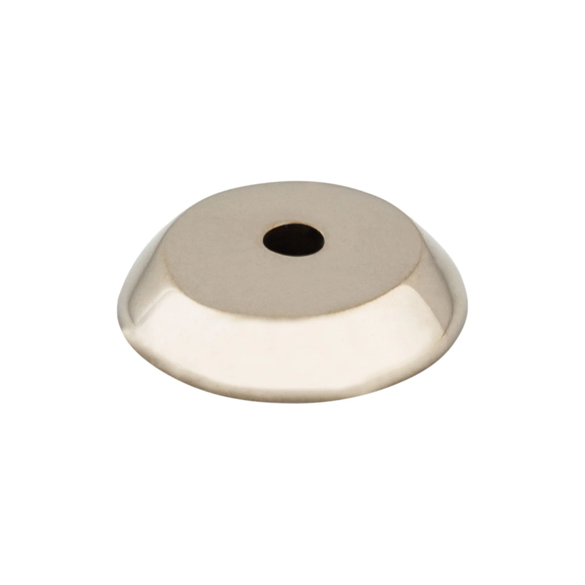 Top Knobs Aspen II Round Backplate Polished Nickel 7/8″ Length