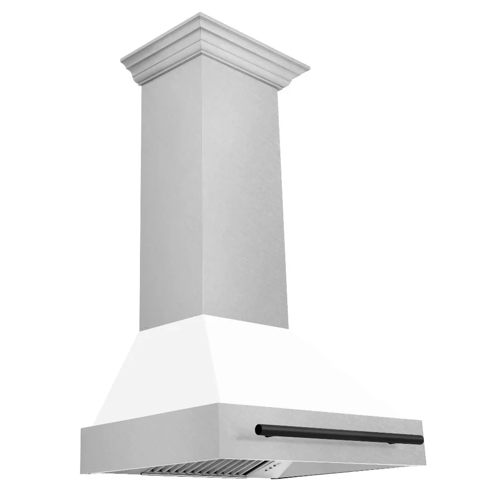 ZLine Autograph 8654SNZ Matte White Shell w/ Matte Black Handle 30 W X 23-3/4 D – by ZLine