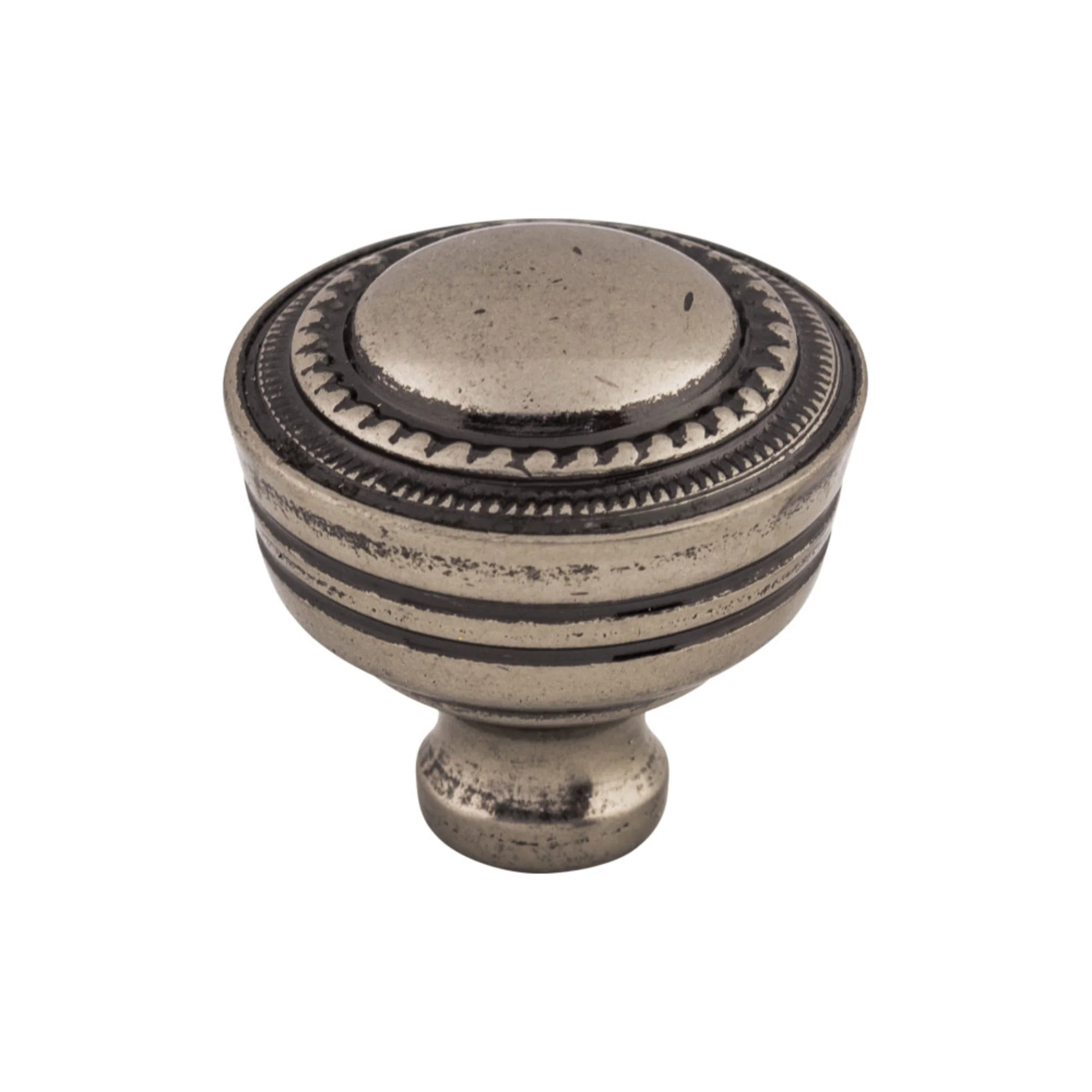 Top Knobs Tuscany Knob Antique Pewter 1-1/4″ Diameter Contessa Style