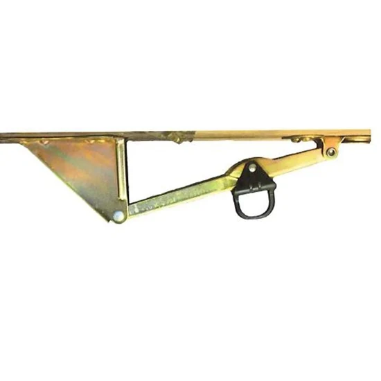 B. Walter Ajusta Drop Leaf Support W/ Safety Ring Yellow Zinc, 12"