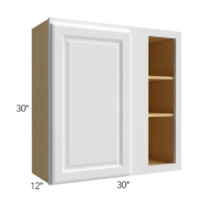 Wall Blind Corner 24 W X 30 H X 12 D (installs at 24-27 wide) – Hallmark Frost by Fabuwood
