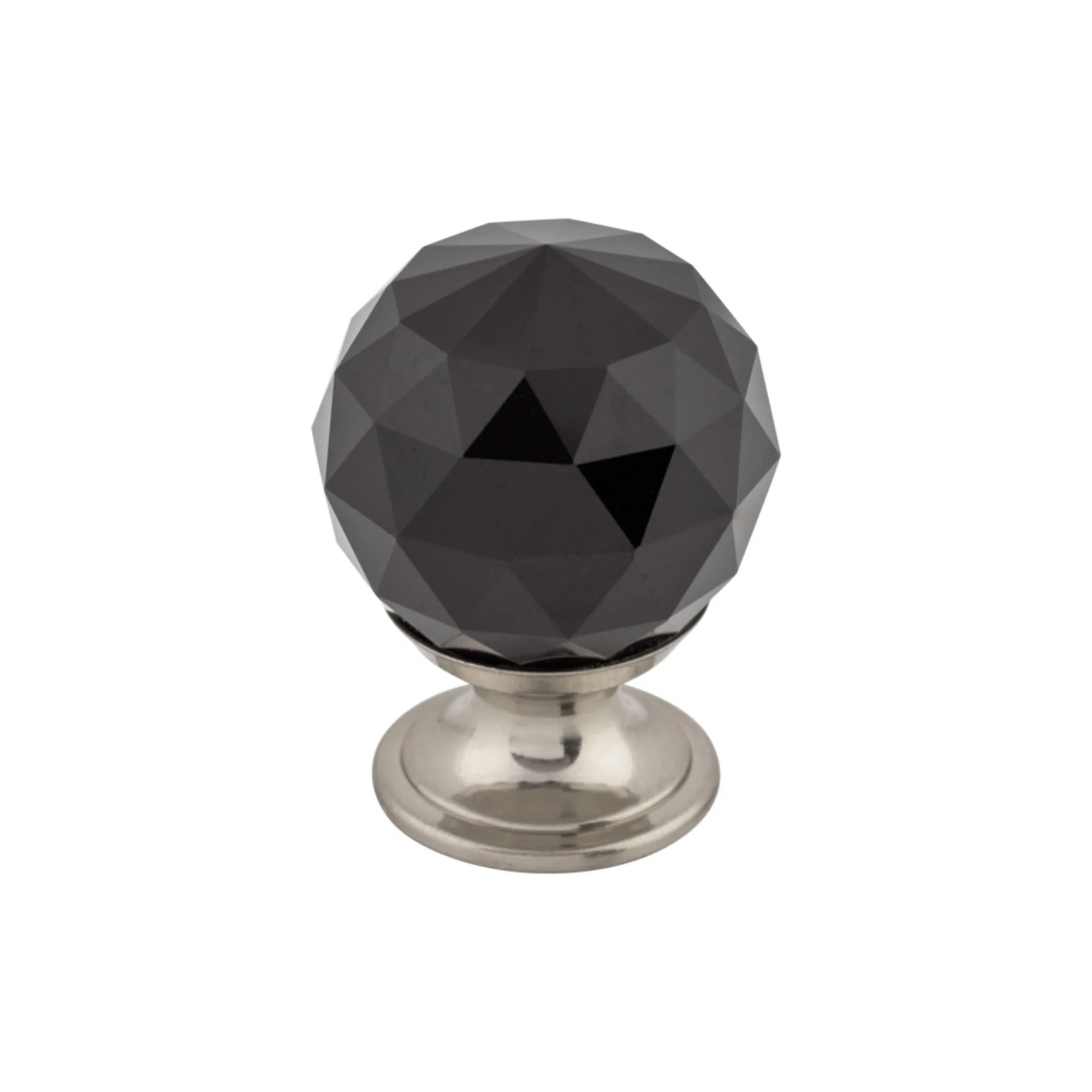 Top Knobs Black Crystal Knob