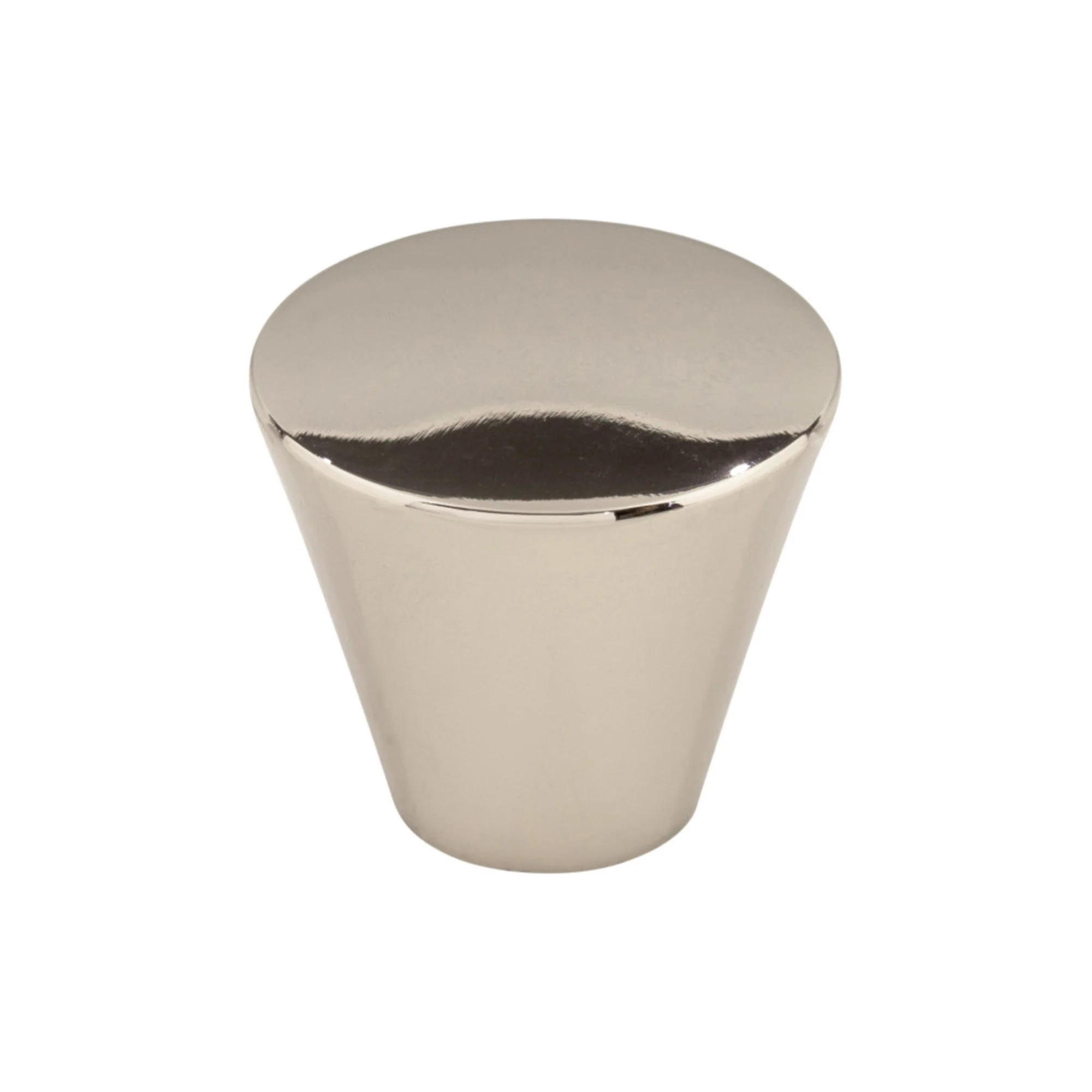 Top Knobs Asbury Knob Polished Nickel 1 3/8″ Diameter Cone Style