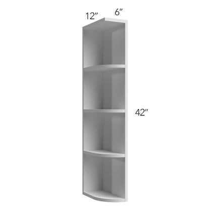 Wall Open End Left 6 W X 36 H X 12 D – Luxe Oak by Fabuwood