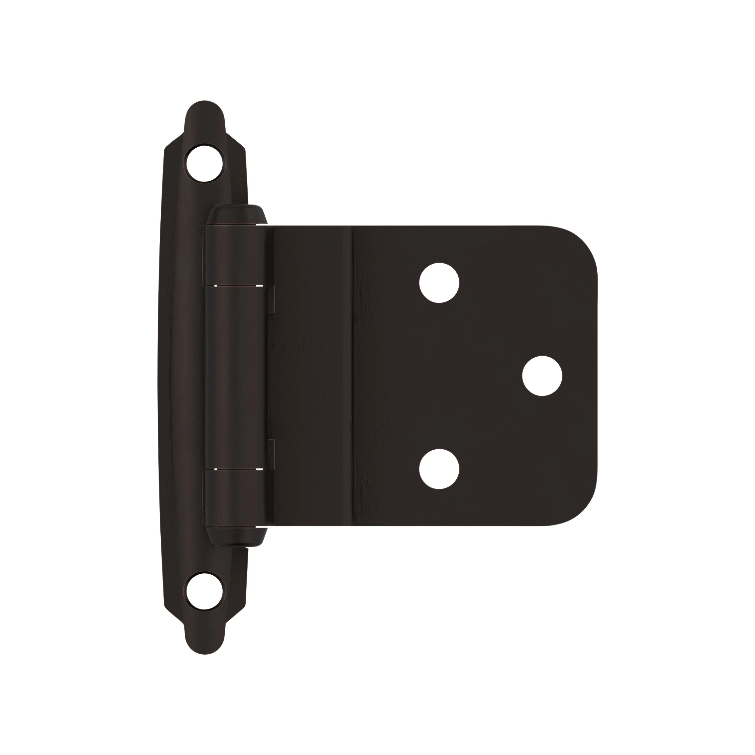 Amerock Self-Closing Hinge 3/8″ Inset Face Mount, Oil Rubbed Bronze