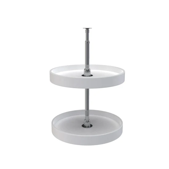 Rev-a-shelf Classic 2-Shelf Full Circle Lazy Susan Set For Base Cabinets, 18″