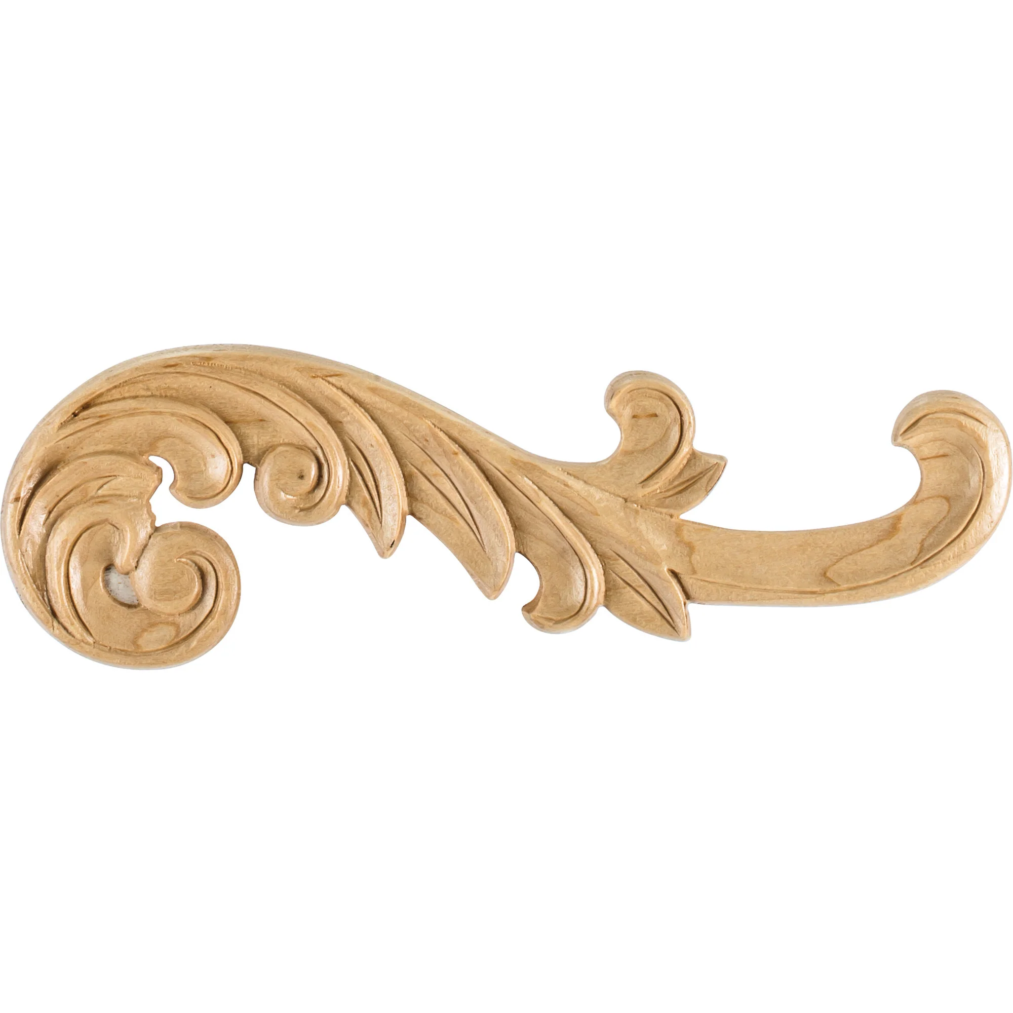Hardware Resources 10-3/8″ x 1/4″ x 3-1/4″ Right Curved Applique