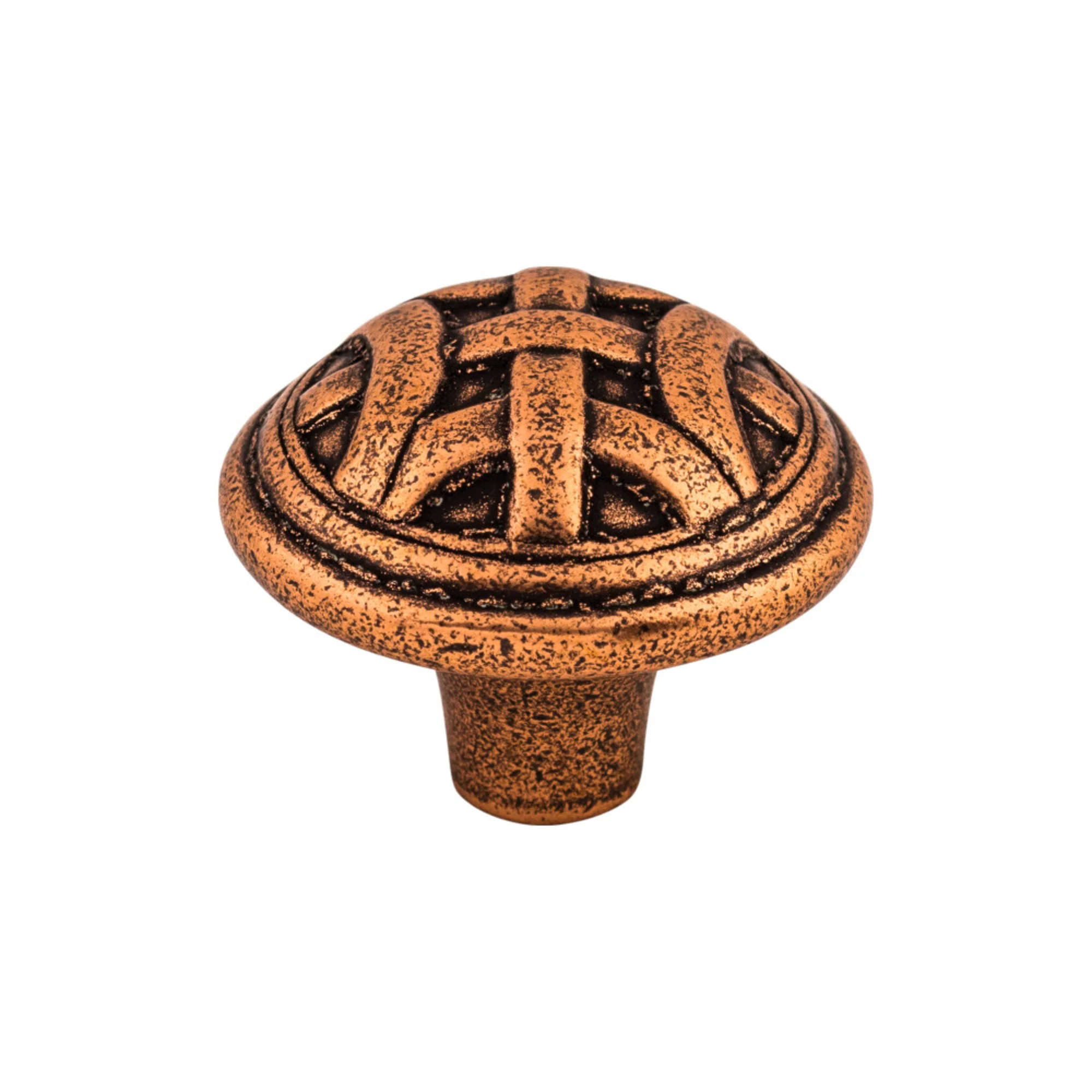 Top Knobs Tuscany Knob Old English Copper 1-1/4″ Diameter Celtic Style