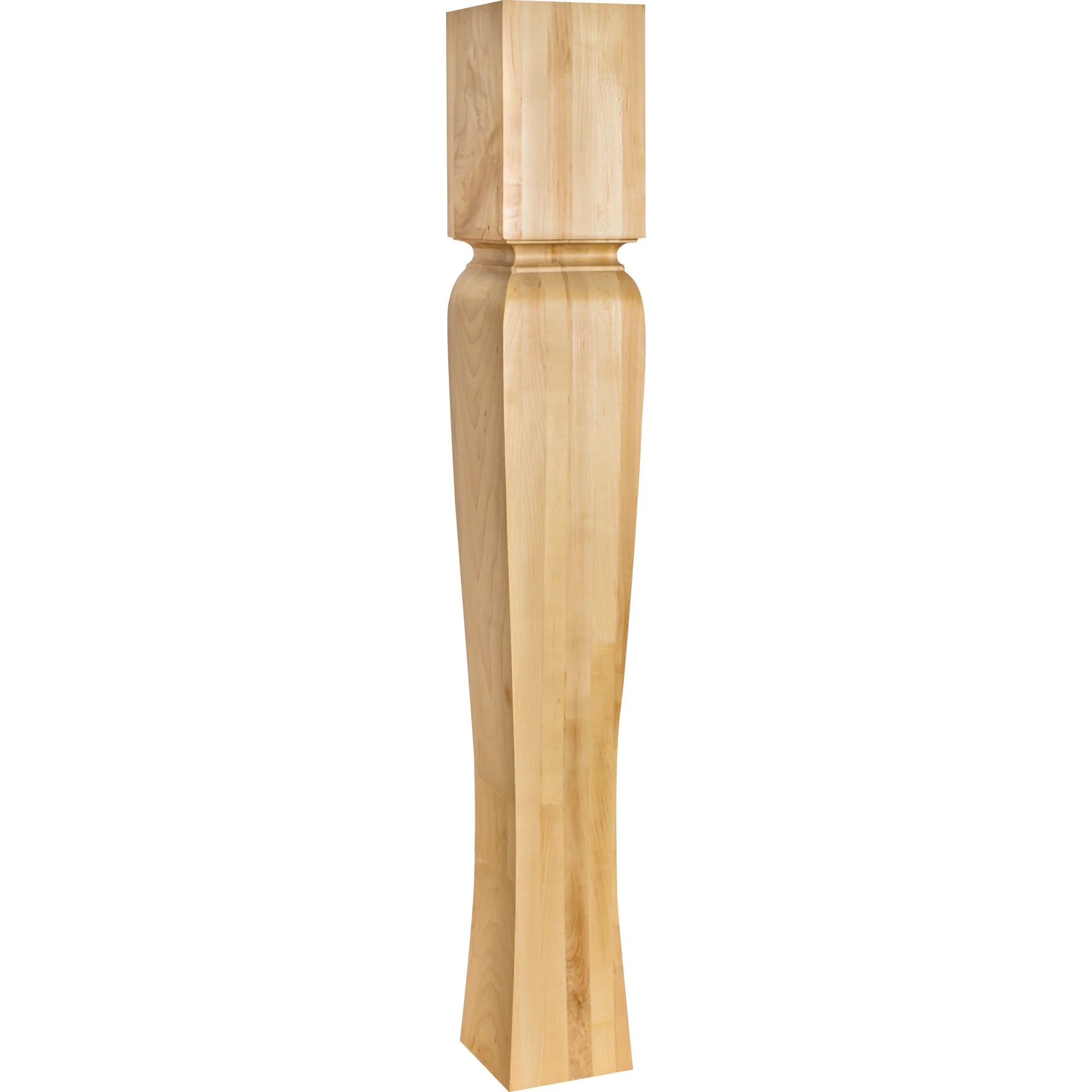 Hardware Resources Tapered Arts & Crafts Post Hard Maple 35-1/2″ Length