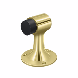 Deltana Floor Mount, Bumper Heavy Duty, Polished Brass